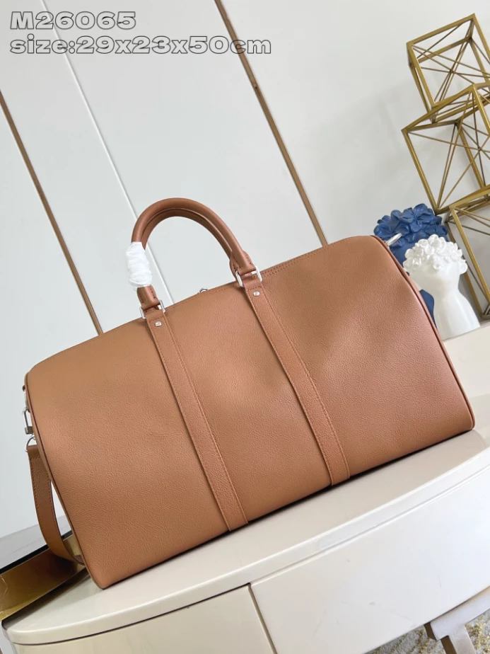 LOUIS VUITTON KEEPALL BANDOULIÈRE 50 - LW456 DISCOVERY BACKPACK PM SKY BLUE MONOGRAM CANVAS